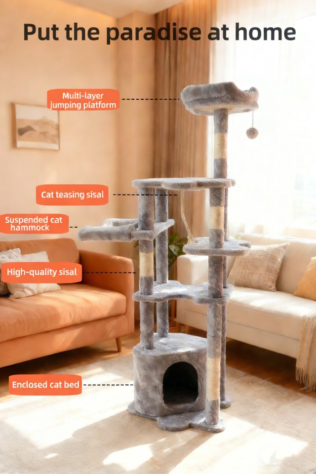 Multi-level Luxury Cat Tree