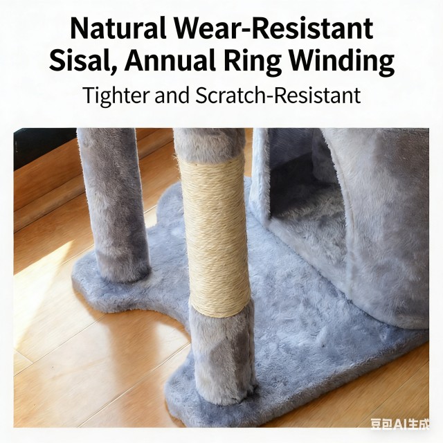 Low-Maintenance Cat Play Tree