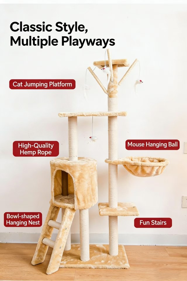 Multi-Cat Cat Tree