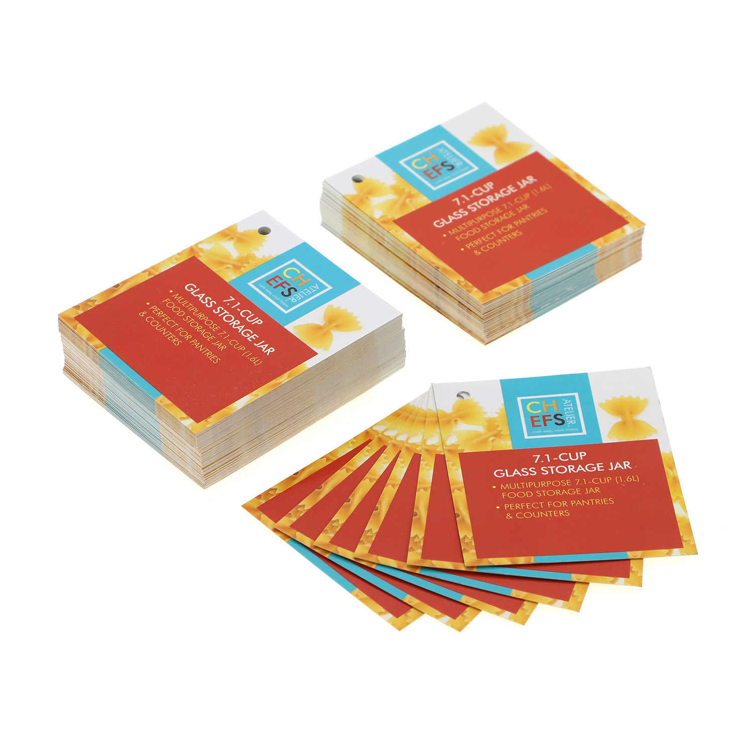 color-printed cardstock label color-printed cardstock label