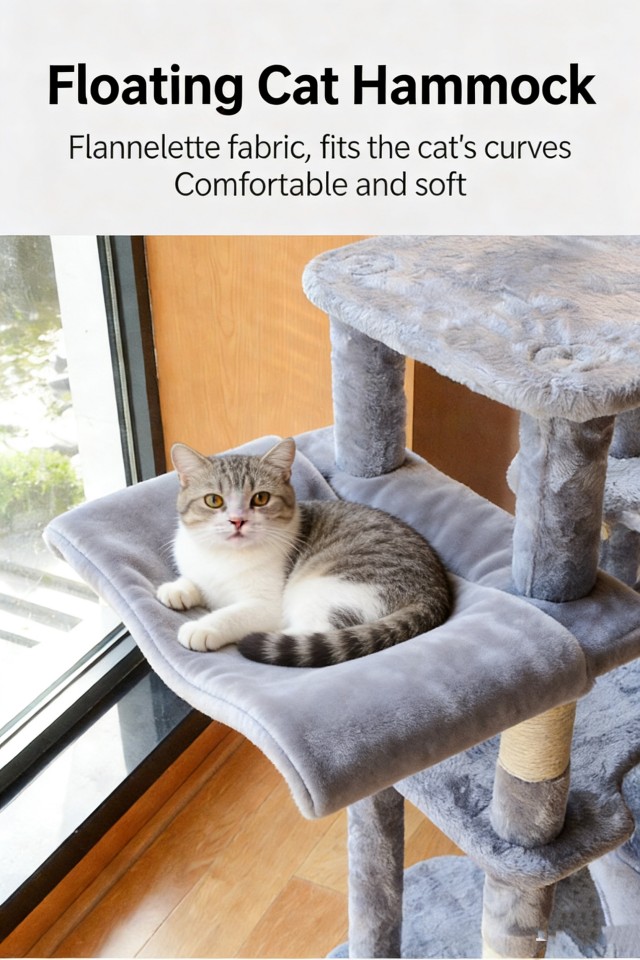 Low-Maintenance Cat Play Tree