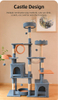 Luxury Multi - functional Combination Villa Cat Tree