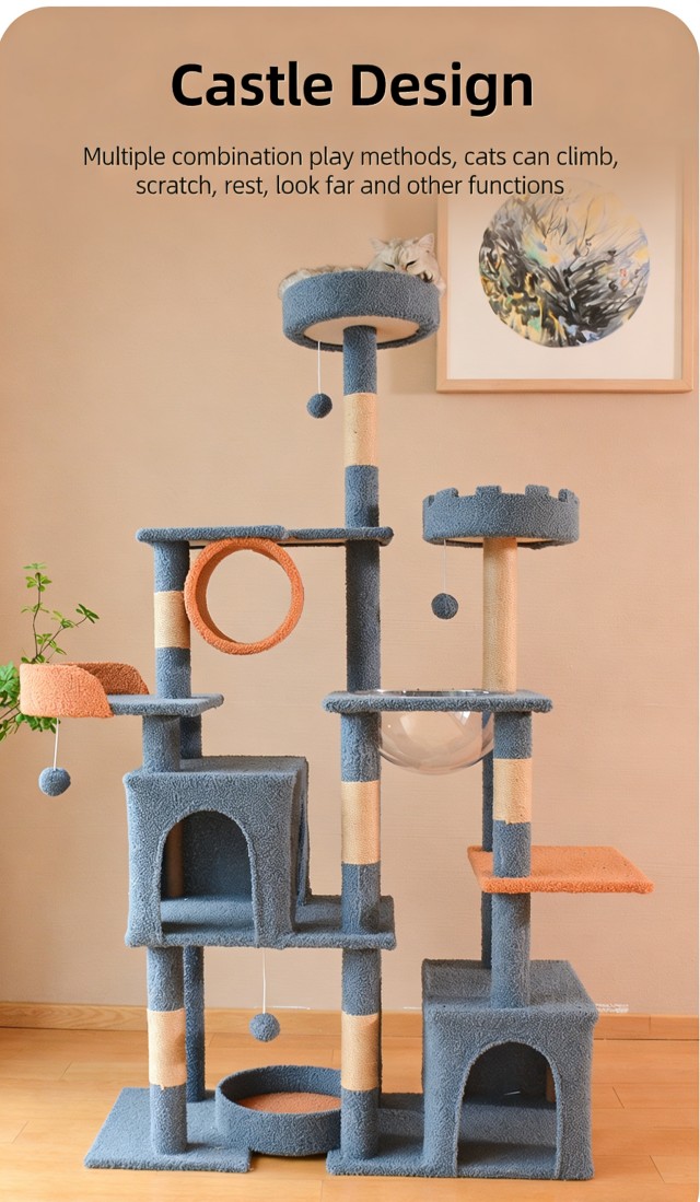 Luxury Multi - functional Combination Villa Cat Tree