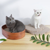 3-Layer Replaceable Pad Oval Corrugated Cat Scratcher 