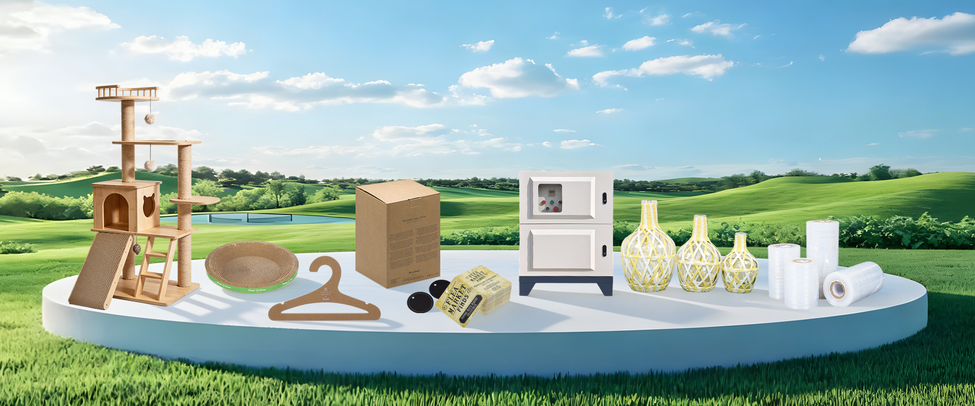 ASUNPRO eco-friendly paper hangers, durable cardboard cat scratchers and sustainable gift box packaging