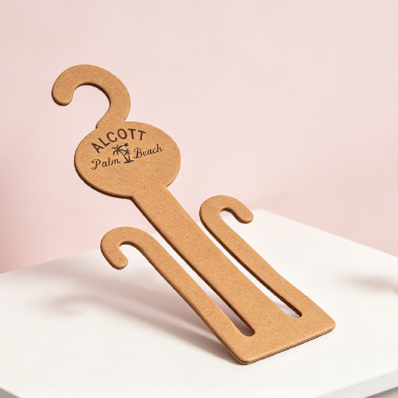 Recyclable Thin-Profile Paper Hanger Designed for Clothing Stores