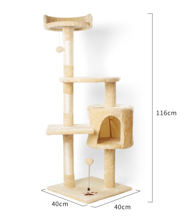 Four-Tier Luxury Cat Tree