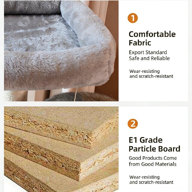 Five Tier Upgraded Classic Cat Climbing Frame Cat Tree