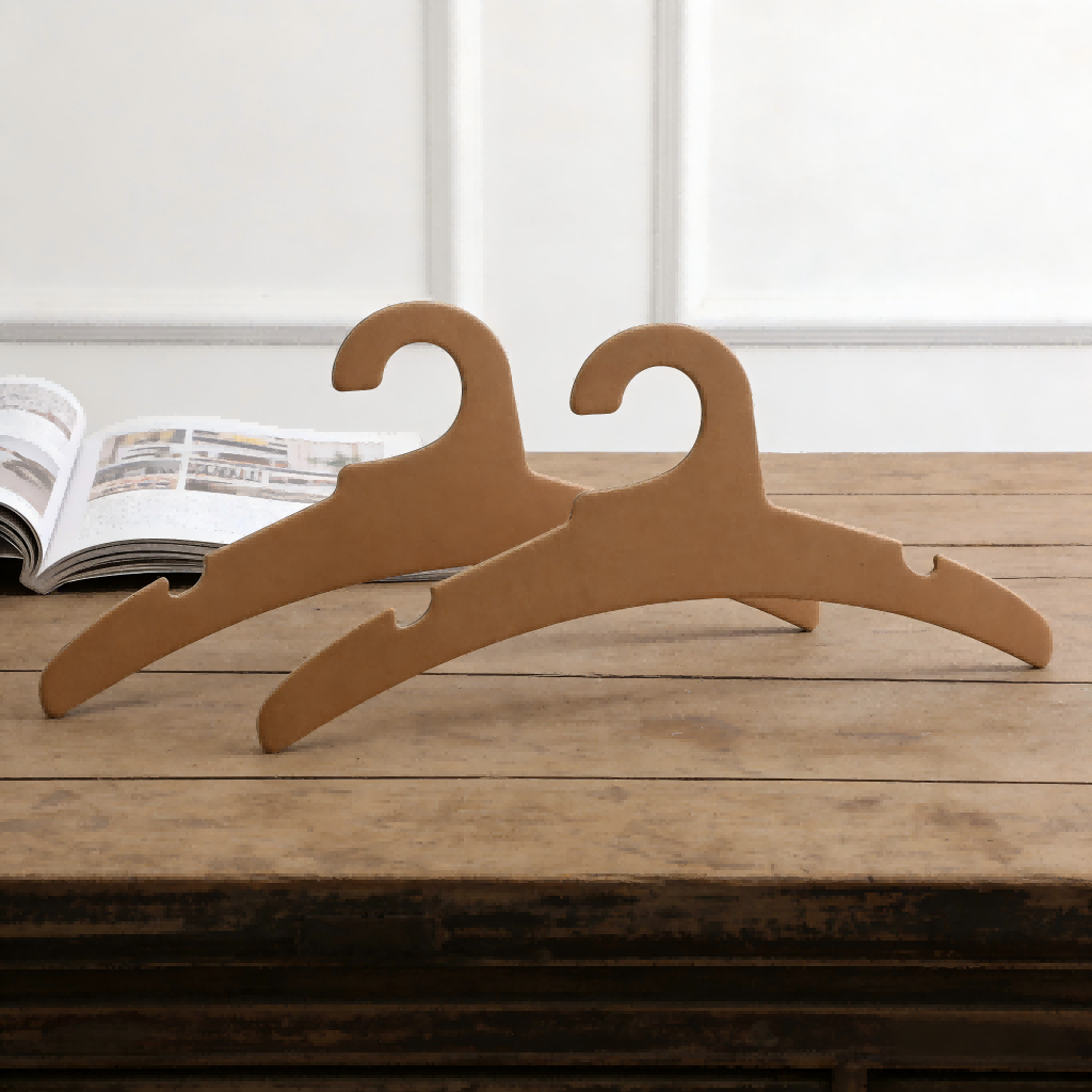 EcoStrong Recycled Cardboard Clothes Hangers, Durable & Sustainable