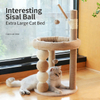 Luxury Sisal Ball and Plush Nook Cat Tree – Eco Friendly Multi Functional Pet Haven