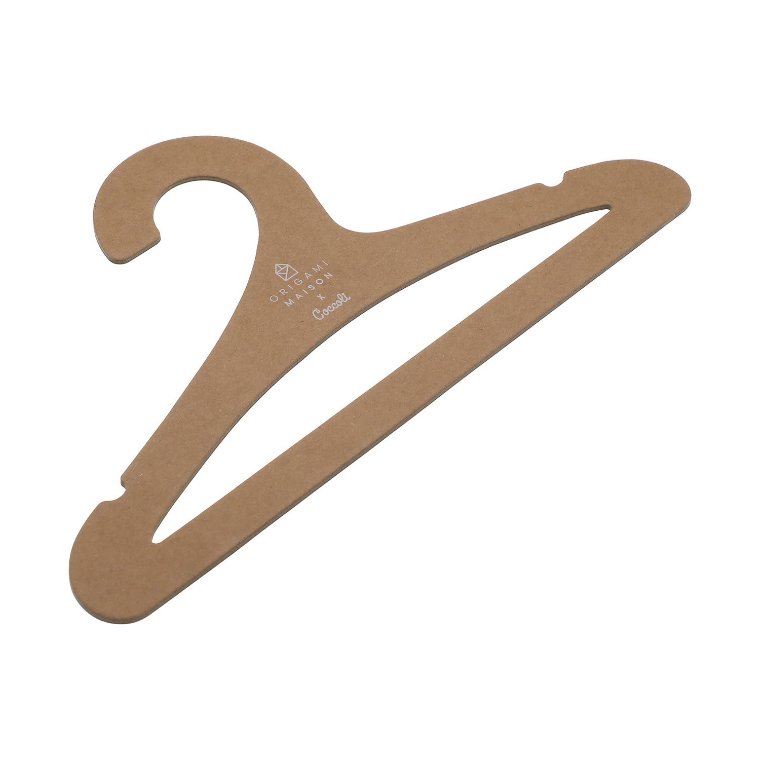 Supporting Force Reinforced Kraft Paper Fabric Clothes Hanger