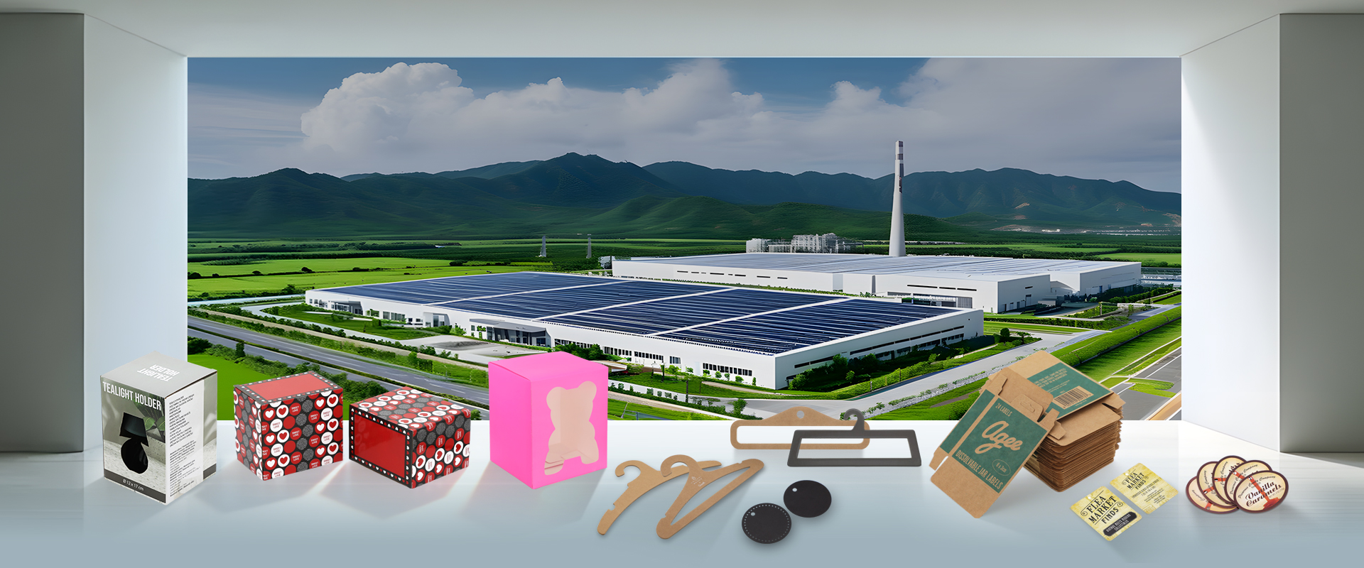 ASUNPRO mass-producing custom sustainable packaging, large-scale paper hanger manufacturing and gift boxes