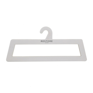 White Paper Silk Scarf Hanger With Printing Capability