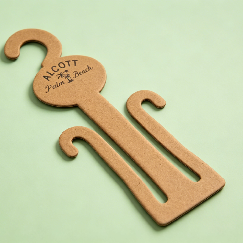 Recyclable Thin-Profile Paper Hanger Designed for Clothing Stores