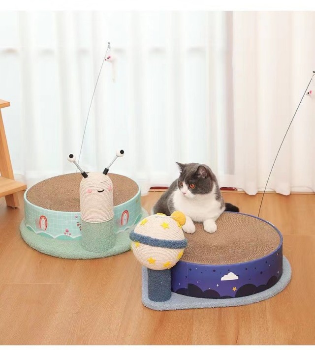 Eco-Friendly Four in One Planet Sisal Cat Scratcher