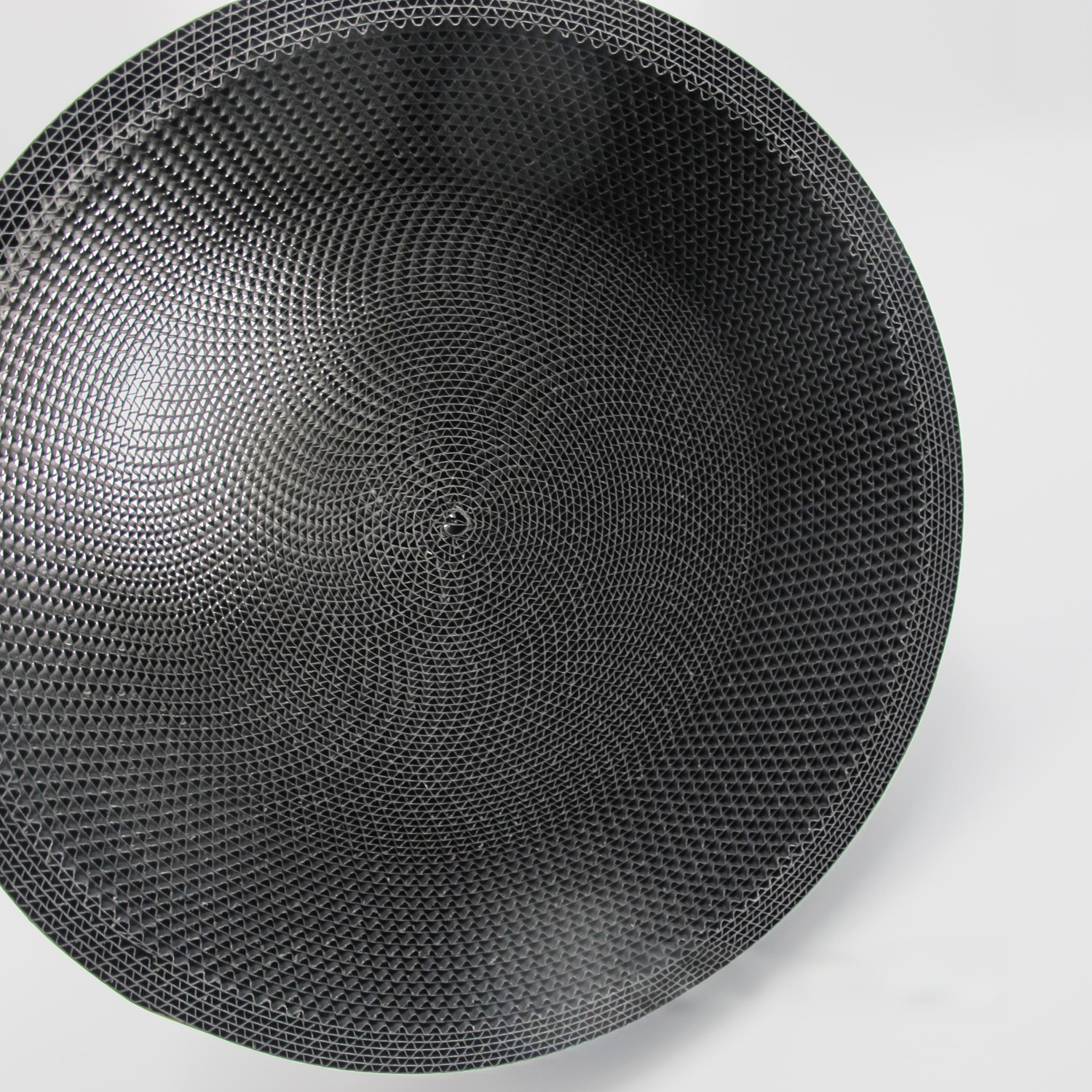 Pure Black Paper Cat Scratching Pad And Cat Bed