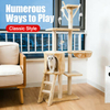 Five - Layer Luxury Cat Tree with Toys & Multi - Functional Habitats