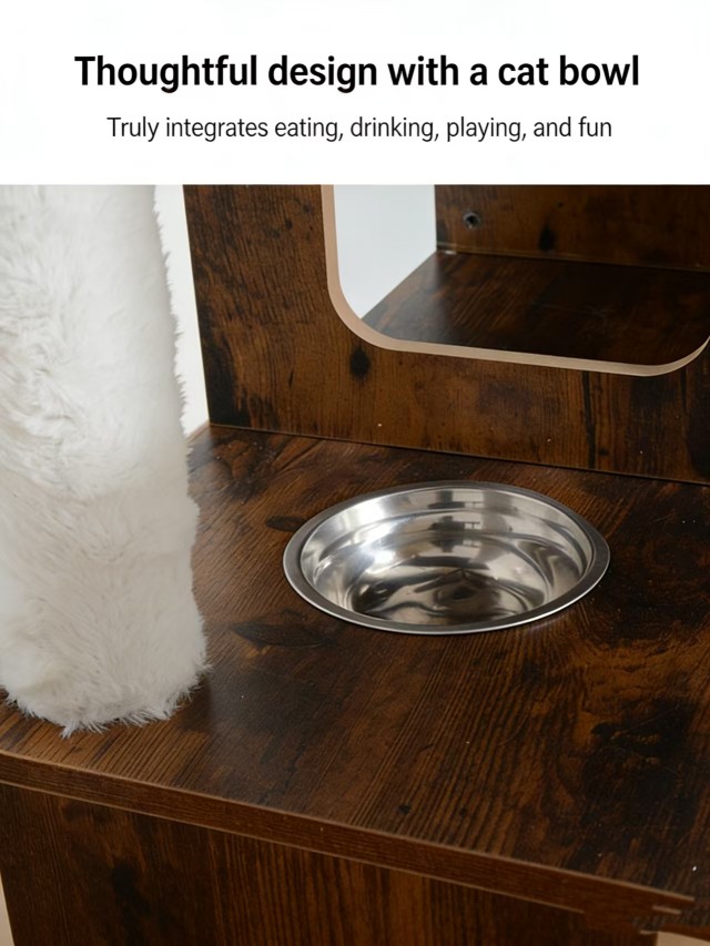 Luxury Multi-Functional Cat Cabinet Tree