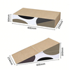 Foldable Triangular Corrugated Cat Scratcher