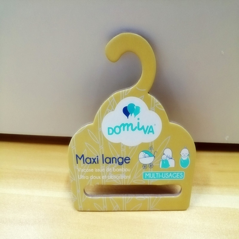 Baby Bib & Scarf Packaging Hanger Card