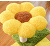 Sunflower Creative Cat Tree - Multi Level Cat Condo with Scratching Post and Cozy Hideaway