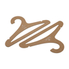 Supporting Force Reinforced Kraft Paper Fabric Clothes Hanger