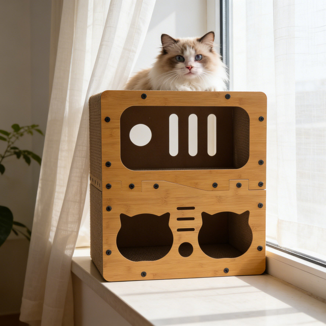 Luxurious Design Comfortable And Cozy Paper Pet Villa