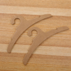 Environmentally friendly material high strength supporting cardboard paper clothes hanger