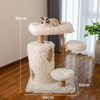 Natural Fruit Wood Nordic Cat Tree
