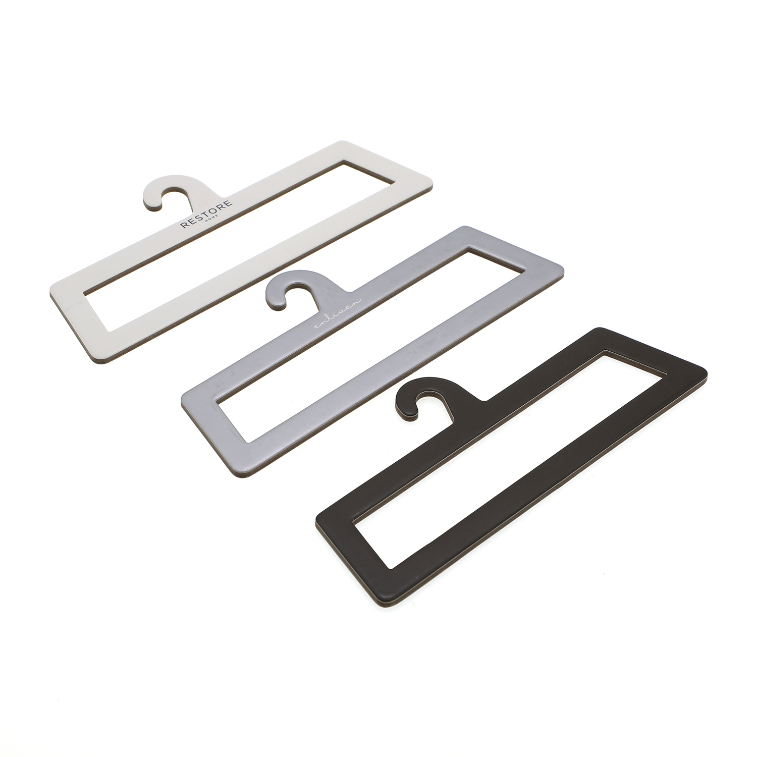 Silver-white Coated Paper Silk Scarf Hanger