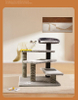 Multi-Cat 4-Tier Rotating Starecase Cat Tree