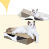 Foldable Triangular Corrugated Cat Scratcher