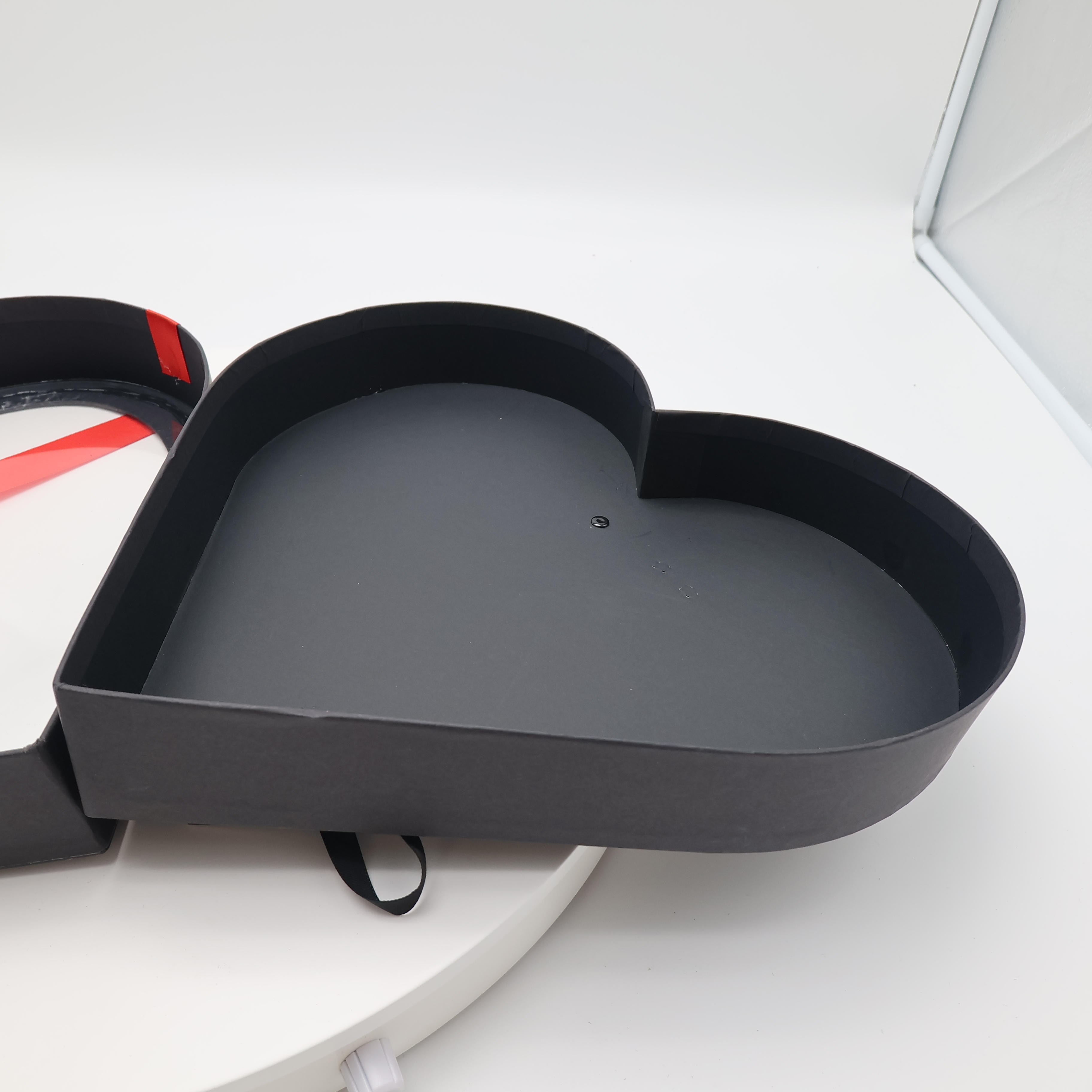 Newly Designed Black Transparent Window Gift Bouquet Box