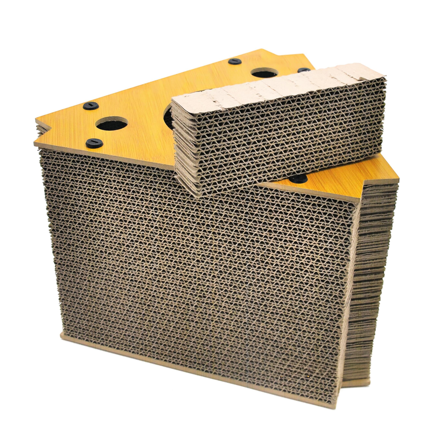 Triangular Cat Scratching Post And Cat House