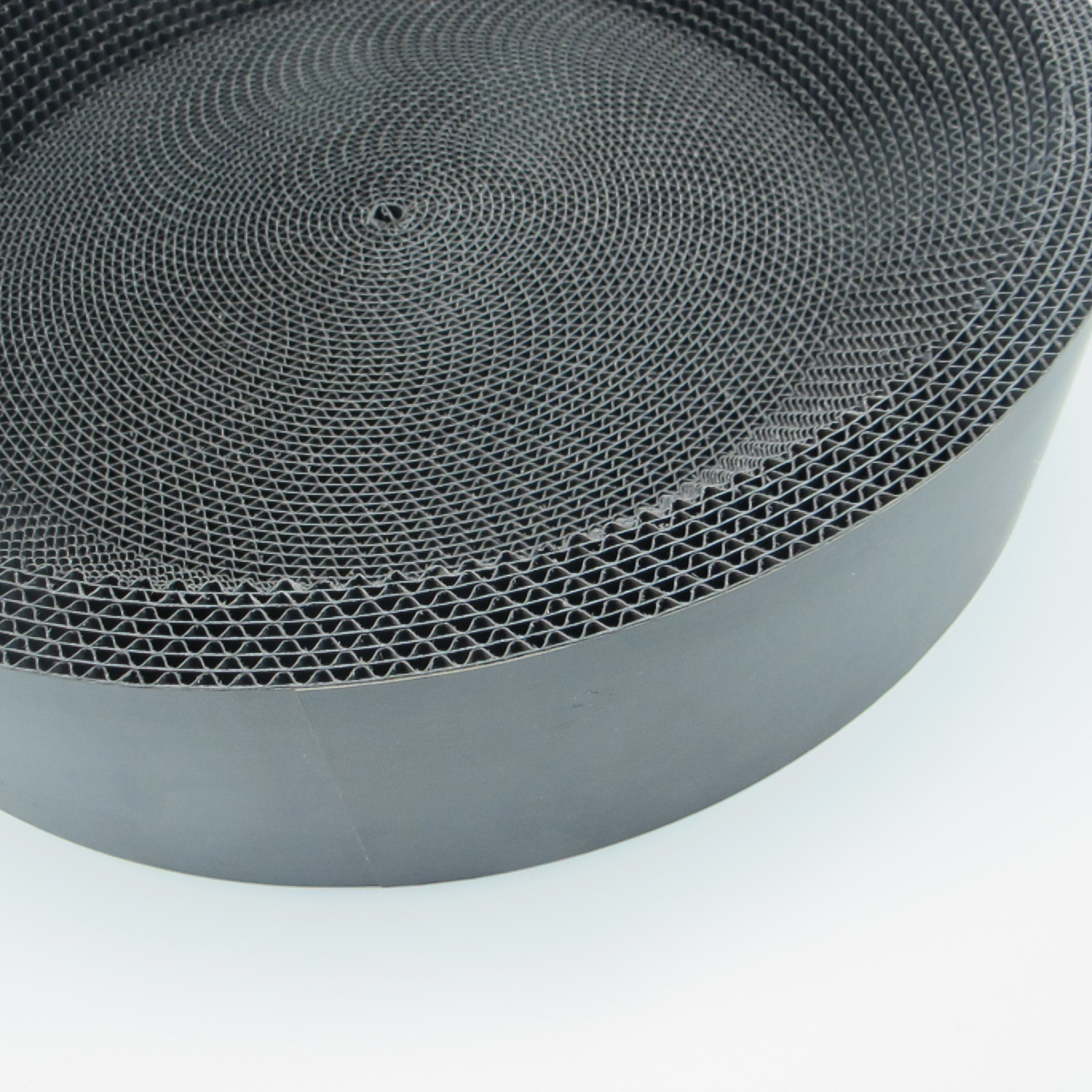 Pure Black Paper Cat Scratching Pad And Cat Bed