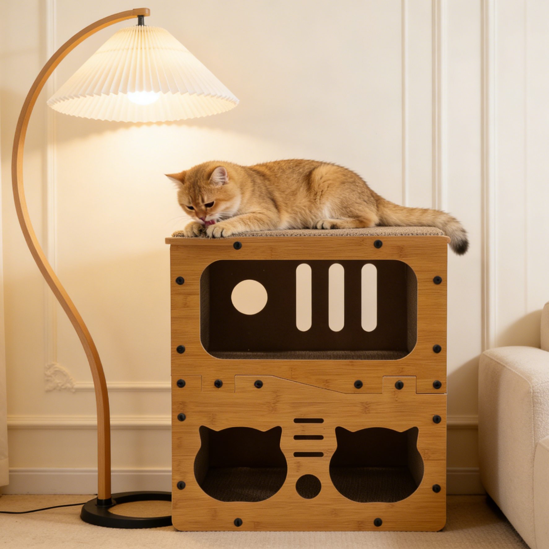 Luxurious Design Comfortable And Cozy Paper Pet Villa