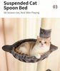 Heavy-Duty Single Post Sisal Cat Tree Floor-to-Ceiling Freestanding Design