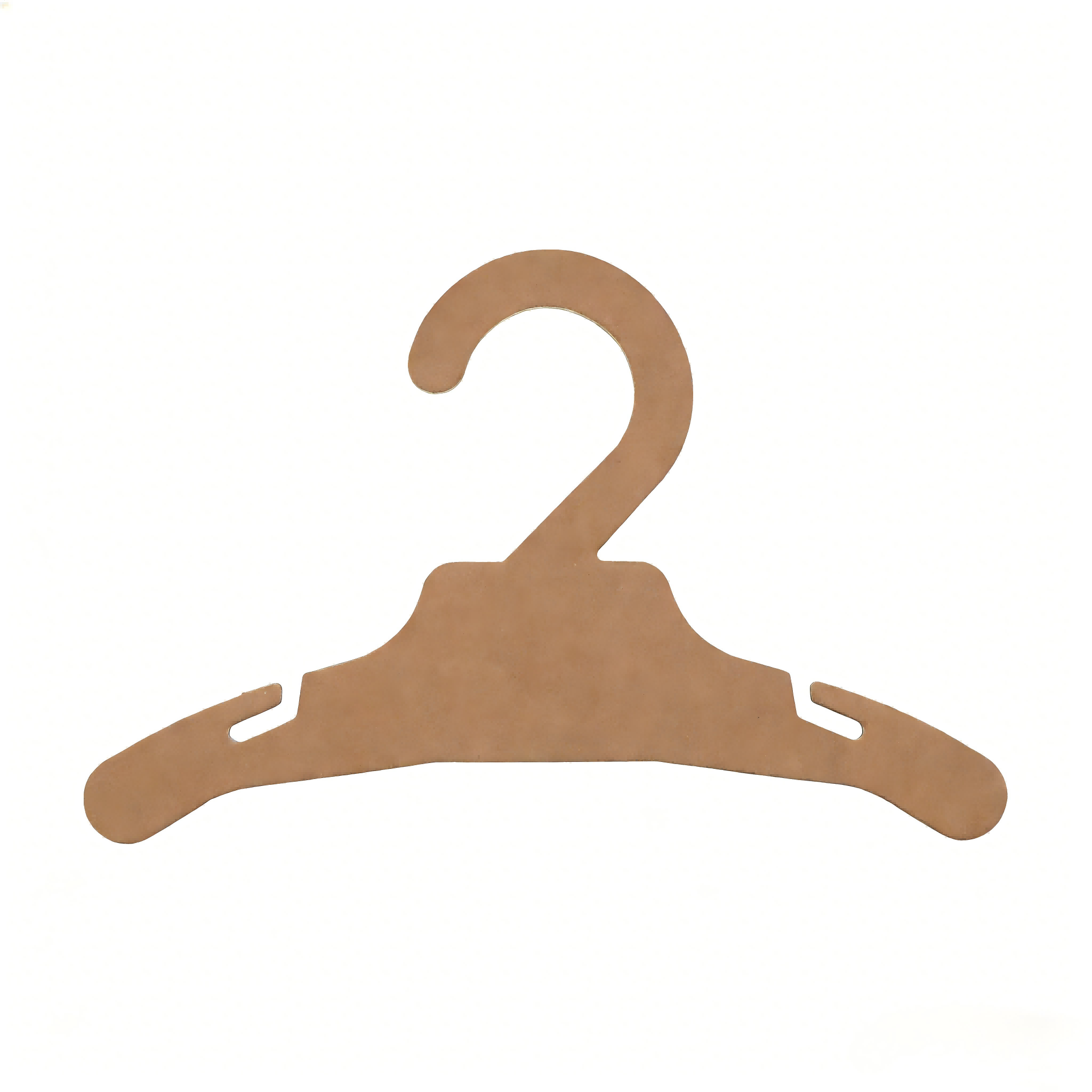 Wholesale Price Multi-functional Anti-slip Kraft Paper Clothes Hanger