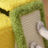 Sunflower Creative Cat Tree - Multi Level Cat Condo with Scratching Post and Cozy Hideaway