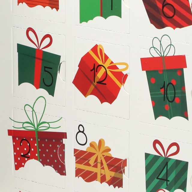 12-Day Christmas Hot Chocolate Advent Calendar Gift Box – Festive Holiday Countdown Box