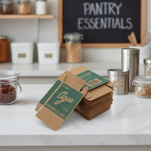 Custom Printed Paper Corrugated Label Box Package for Dissolvable Labels