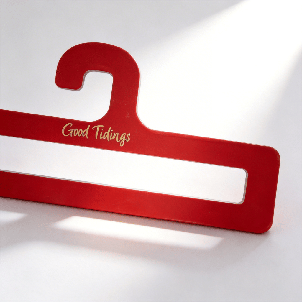 Premium Multi-Color Custom Printed Paper Scarf Display Hanger