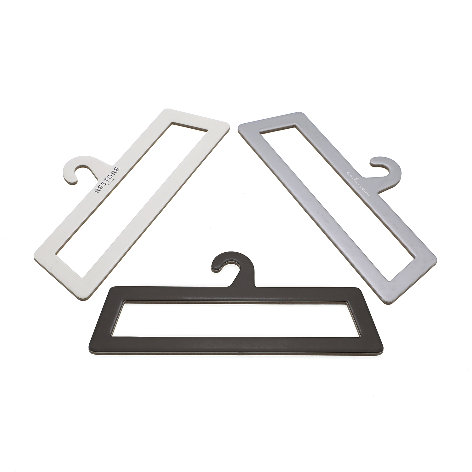 Silver-white Coated Paper Silk Scarf Hanger