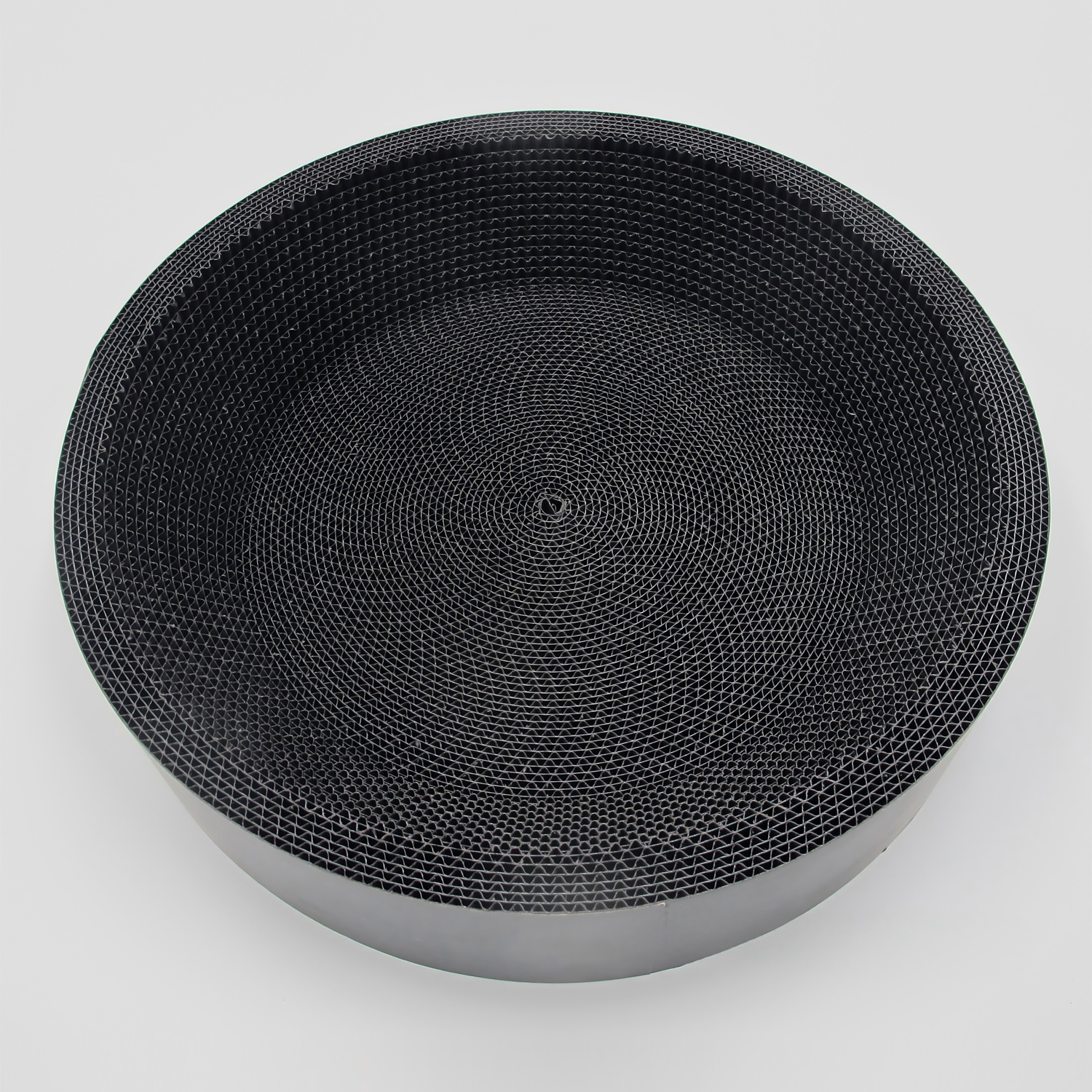 Pure Black Paper Cat Scratching Pad And Cat Bed