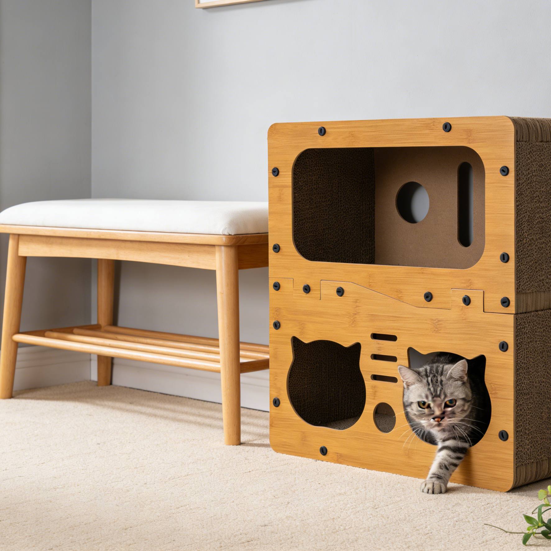 Luxurious Design Comfortable And Cozy Paper Pet Villa