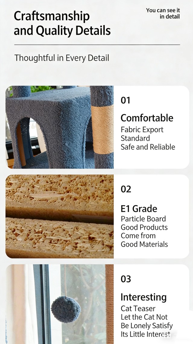 Luxury Multi - functional Combination Villa Cat Tree