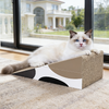 Foldable Triangular Corrugated Cat Scratcher