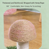 Double - Peak Mushroom Cat Tree with Artificial Lawn