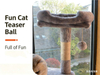 Multi-Level Luxury Cat Tree with Sisal Scratching Posts, Suspended Hammock, Enclosed Condo & Multi-Jump Platforms for Large/Multi-Cat Households