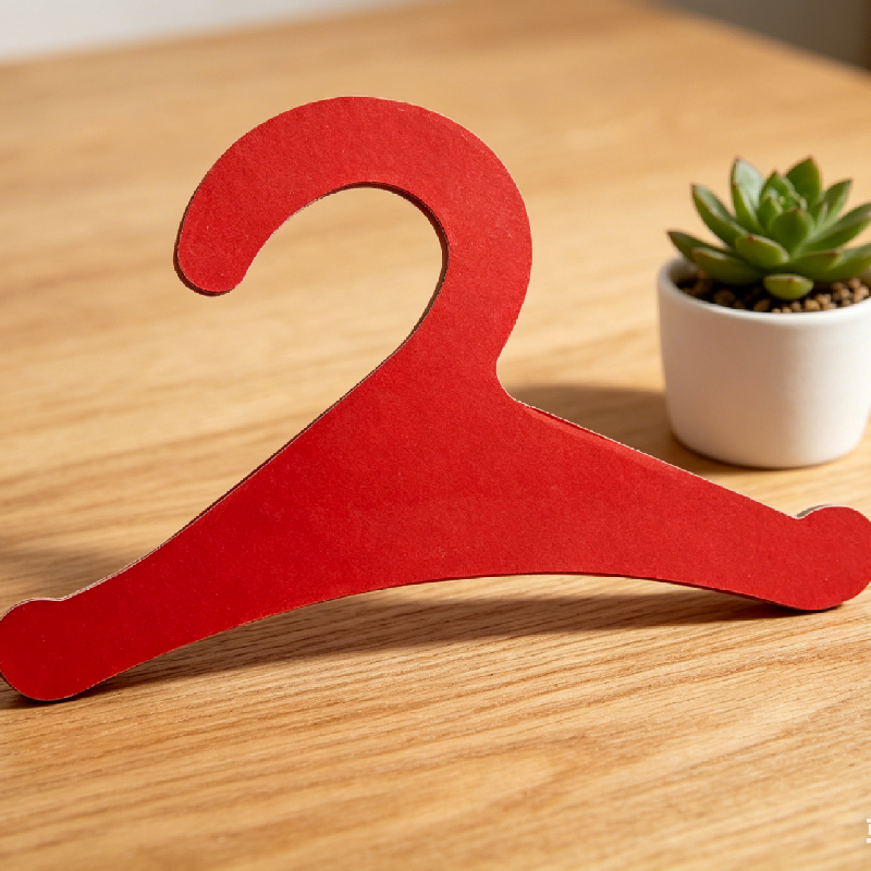 Biodegradable Space-Saving Paper Hanger 